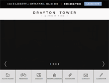 Tablet Screenshot of draytontowersavannah.com